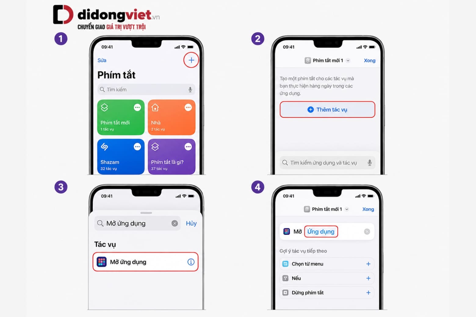 Hướng dẫn tạo icon cho iPhone đẹp và mượt mà 11 Chọn ảnh từ thư viện để làm icon ứng dụng bằng Phím tắt trên iPhone