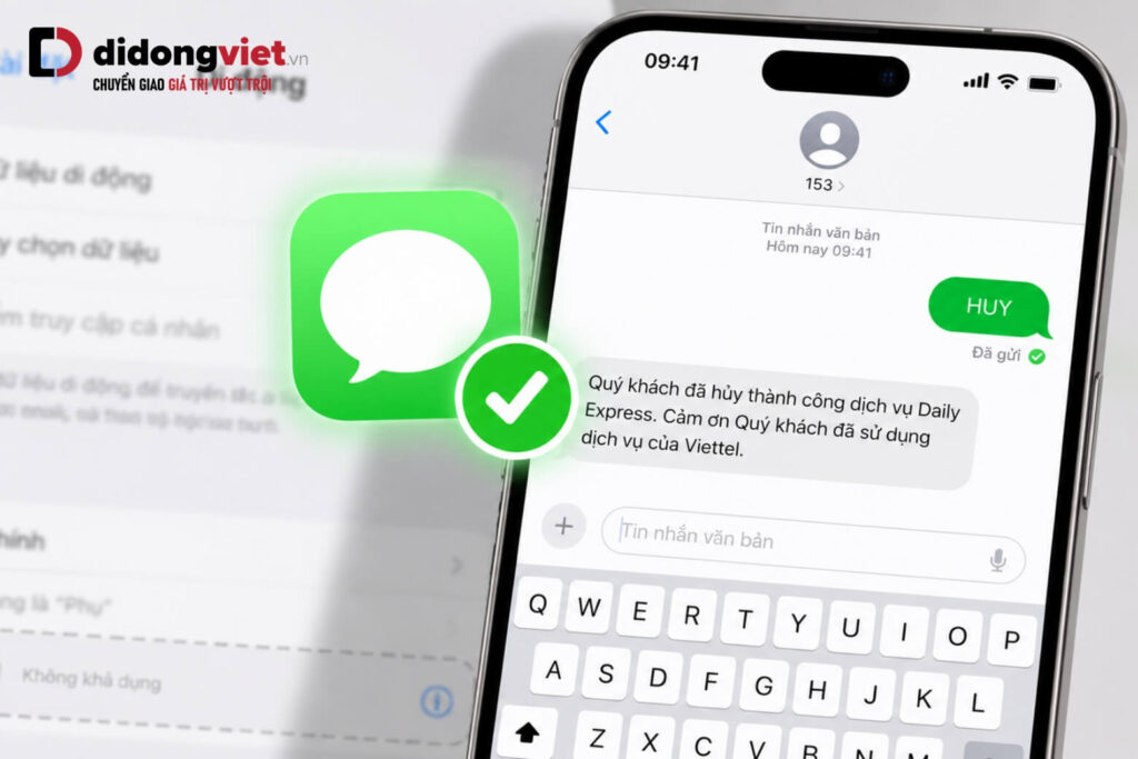 Tắt quảng cáo sim trên iPhone: Chặn 100% pop-up trừ tiền ngầm 7 Người dùng eSIM có thể tắt quảng cáo SIM bằng cú pháp SMS khi không có mục Ứng dụng SIM.
