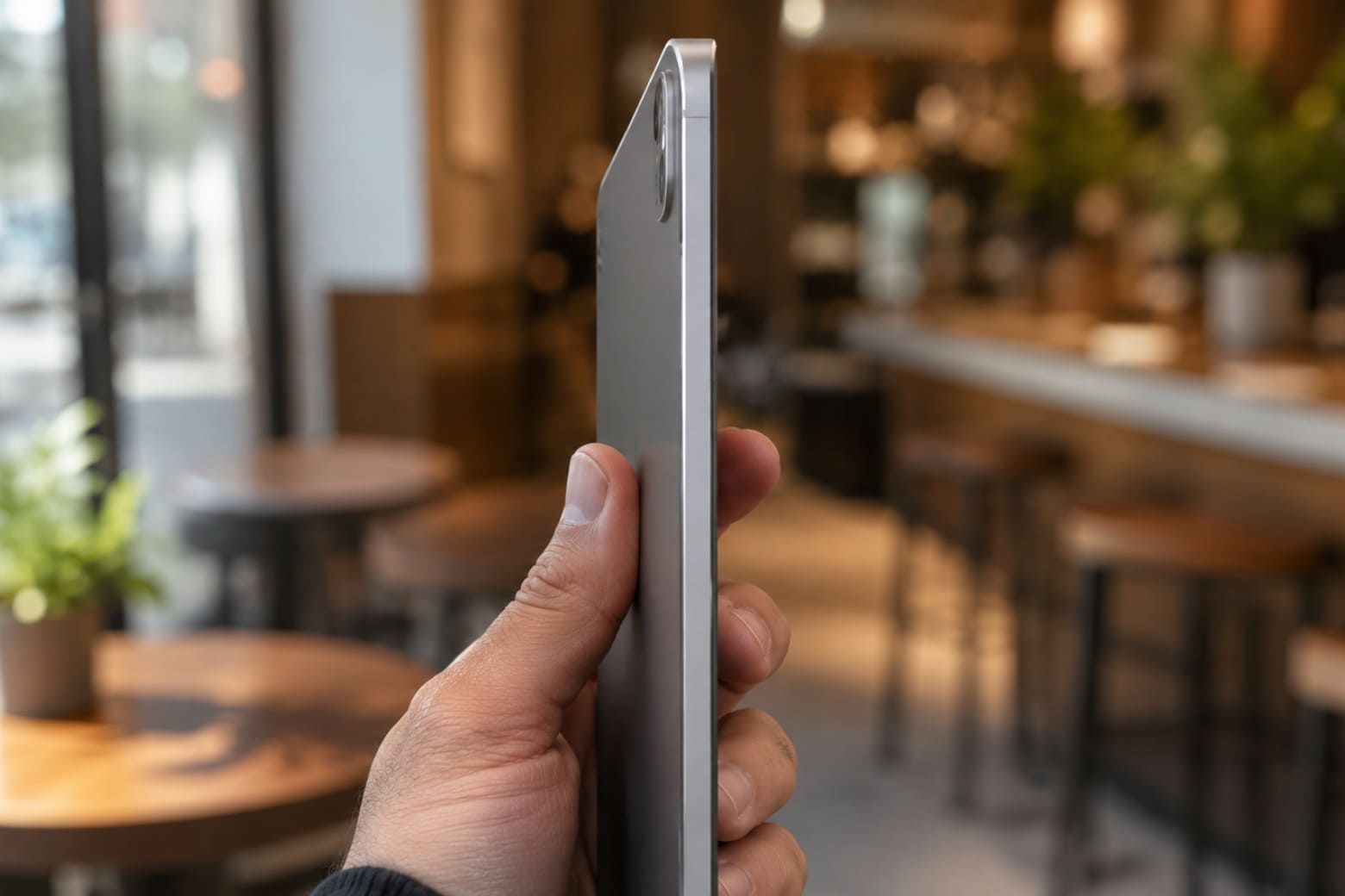 Trên tay iPad Pro M5 về sức mạnh thực tế và cảm giác cầm nắm 6 Cảm giác trên tay iPad Pro M5 thực tế với thiết kế siêu mỏng 5.1mm