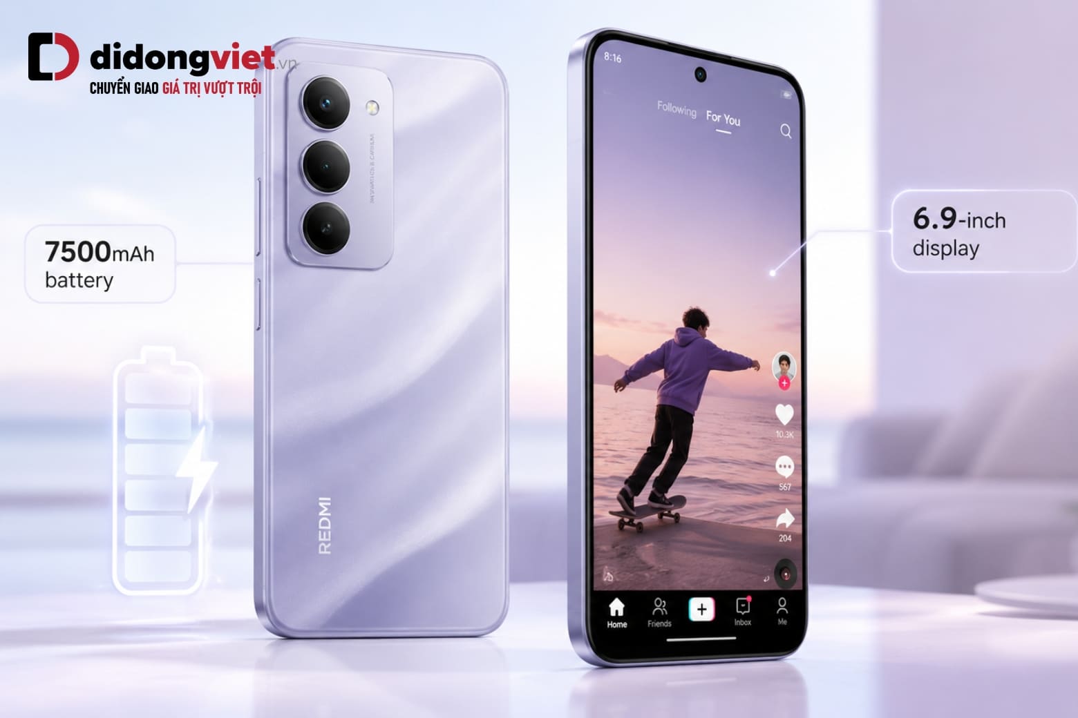 Trên tay REDMI 17: Pin 7.500mAh có phải điểm nổi bật nhất? 6 Cùng khám phá những điểm nổi bật tạo nên trải nghiệm REDMI 17 ngay từ đầu