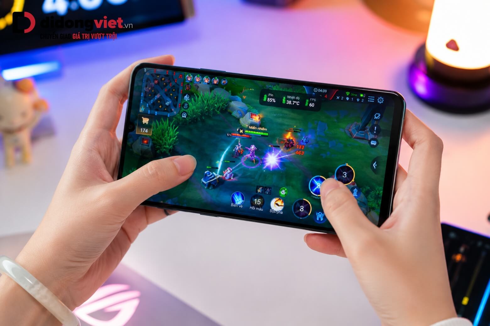 Trải nghiệm trên tay Samsung Galaxy A07 5G về thiết kế và trải nghiệm thực tế 11 Trên tay Samsung Galaxy A07 5G hiệu năng chơi game