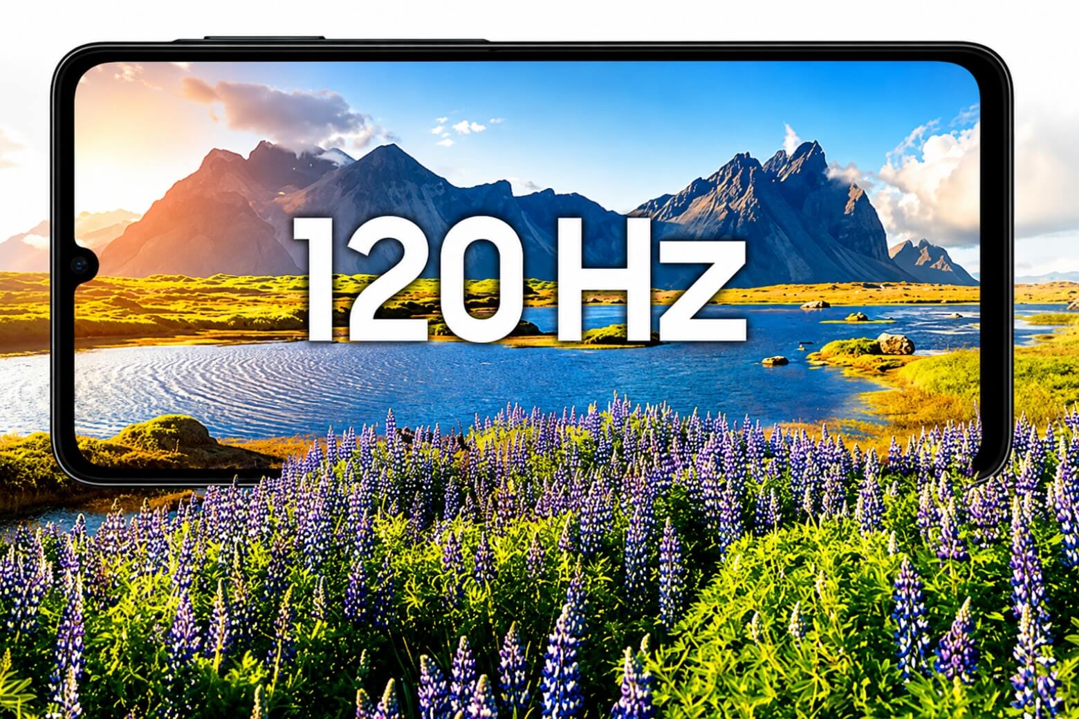 Trải nghiệm trên tay Samsung Galaxy A07 5G về thiết kế và trải nghiệm thực tế 10 Trên tay Samsung Galaxy A07 5G màn hình 120Hz