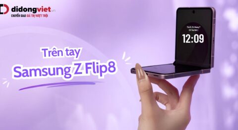 Đánh giá trên tay Samsung Z Flip8 với màn hình 4.1 inch siêu mỏng 6.1mm và giải pháp lên đời tại Di Động Việt Đánh giá trên tay Samsung Z Flip8 với màn hình 4.1 inch siêu mỏng 6.1mm và giải pháp lên đời tại Di Động Việt