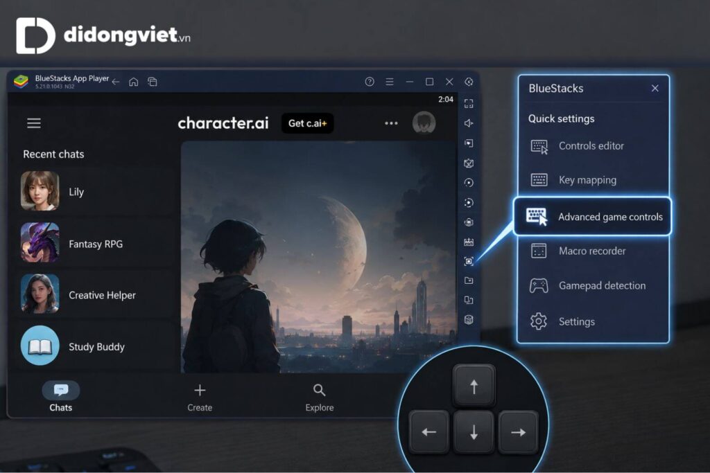 Character AI là gì? Hướng dẫn từ A-Z và mẹo sử dụng hiệu quả 15 Tìm Character AI trên Google Play và cài đặt, sau đó thiết lập phím tắt để thao tác nhanh.