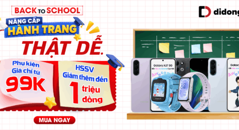 BACK TO SCHOOL - NÂNG CẤP HÀNH TRANG CỰC DỄ TẠI DI ĐỘNG VIỆT
