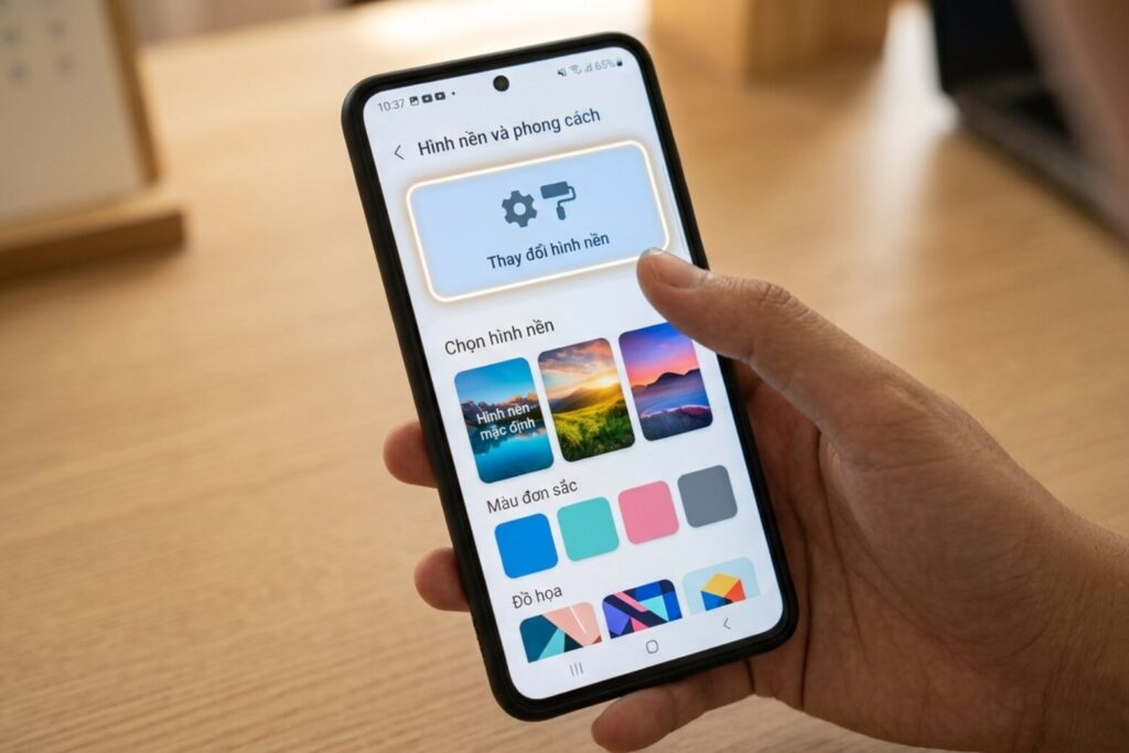 Hướng dẫn cách đổi hình nền điện thoại Samsung đơn giản, chi tiết 13 cách đổi hình nền điện thoại Samsung