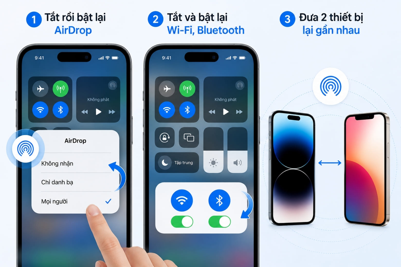 Cách đổi tên AirDrop trên iPhone nhanh chóng, chính xác 14 Làm mới kết nối để AirDrop nhận diện và hiển thị tên iPhone mới