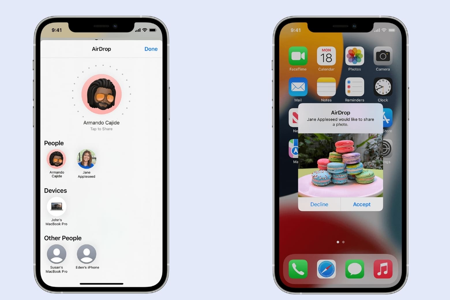 Cách đổi tên AirDrop trên iPhone nhanh chóng, chính xác 18 Tên ngắn, riêng biệt sẽ thuận tiện và an toàn hơn.