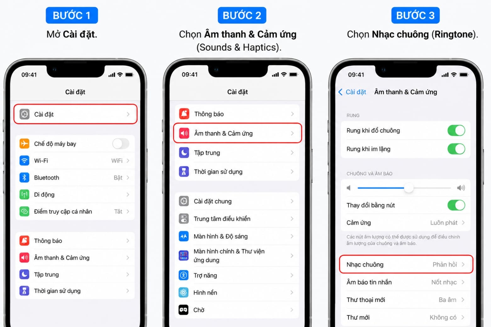 Cách lấy video TikTok làm nhạc chuông cho iPhone đơn giản 47 Chọn nhạc chuông phù hợp