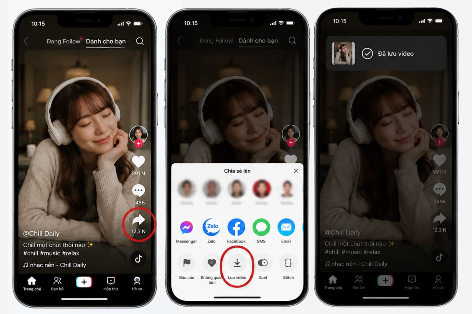 Cách lấy video TikTok làm nhạc chuông cho iPhone đơn giản 37 Thực hiện lần lượt các bước từ tải video, tách âm thanh đến xuất nhạc chuông trên iPhone