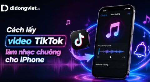 Cách lấy video TikTok làm nhạc chuông cho iPhone đơn giản