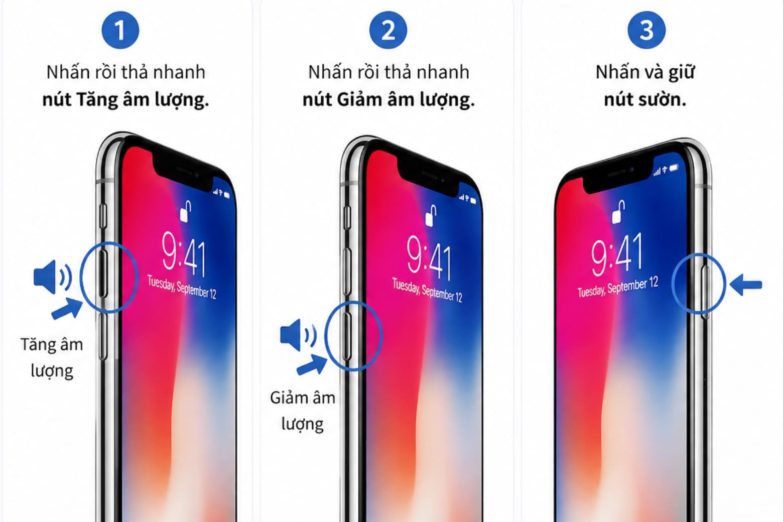 Cách mở nguồn iPhone mọi dòng nhanh, đúng chuẩn Apple 2026 17 Force Restart giúp khởi động lại iPhone khi máy bị treo, màn hình đen hoặc hoàn toàn không phản hồi