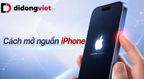 Cách mở nguồn iPhone