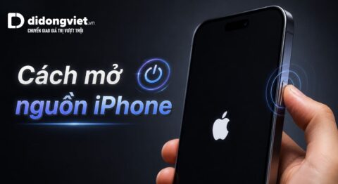 cách mở nguồn iPhone