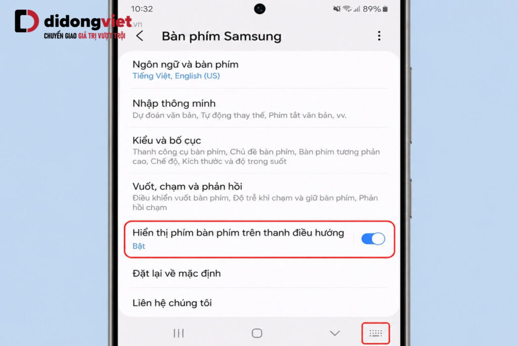 Cách tìm kiếm bằng giọng nói trên điện thoại Samsung (Cập nhật mới) 7 Hướng dẫn bật Hiển thị phím bàn phím trên thanh điều hướng để lấy lại biểu tượng micro