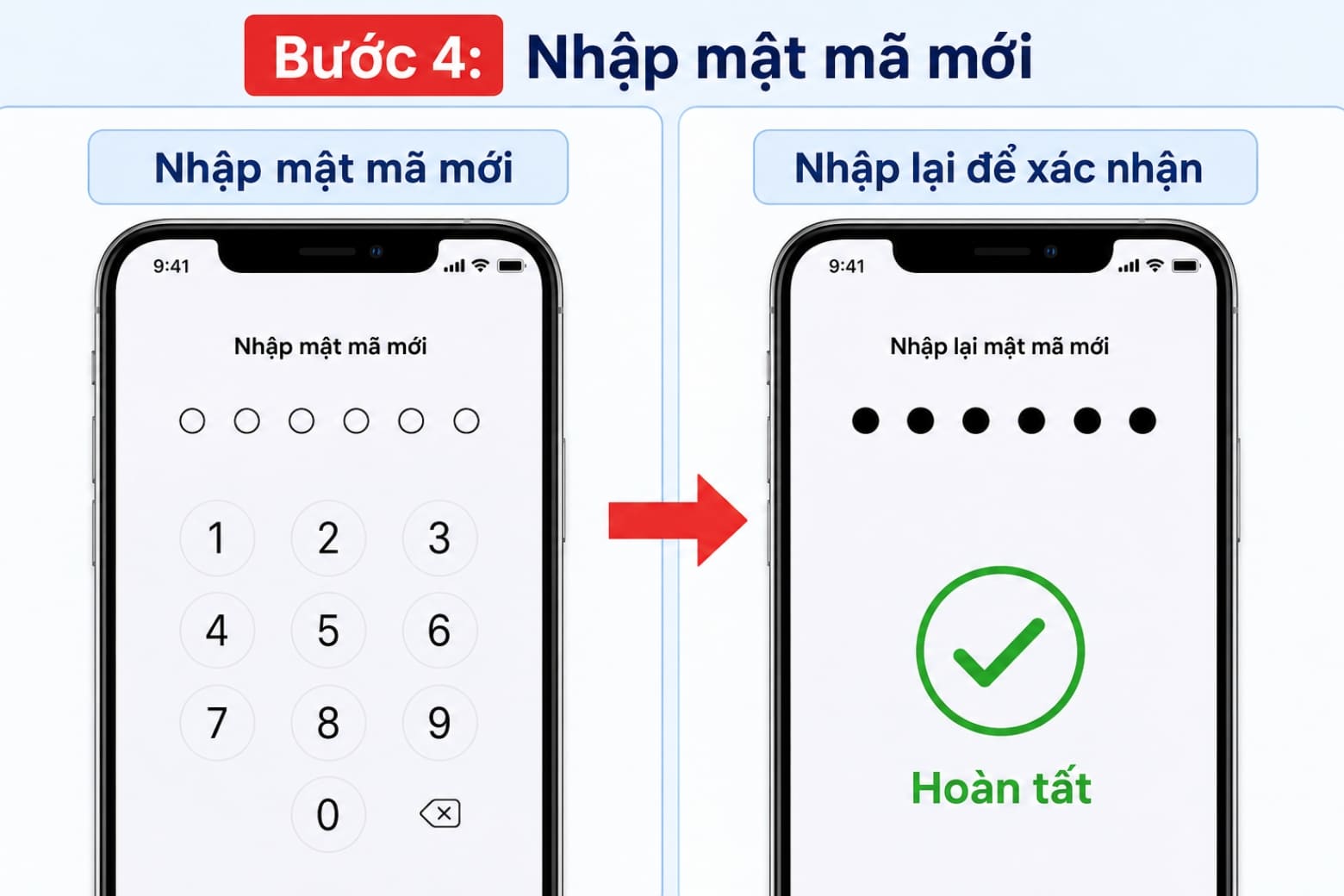 Cài đặt khoá màn hình iPhone bằng mật mã, Face ID 14 Thiết lập mật mã phù hợp để tăng cường bảo vệ iPhone.