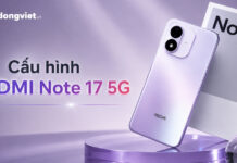 Cấu hình REDMI Note 17 5G: Pin 8000mAh, hiệu năng mượt mà, màn hình AMOLED rực rỡ