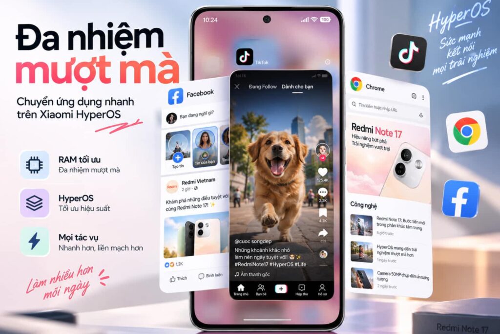 Cấu hình REDMI Note 17 4G: Chip, màn hình, camera và pin 6 cau hinh redmi note 17 di dong viet da nhiem