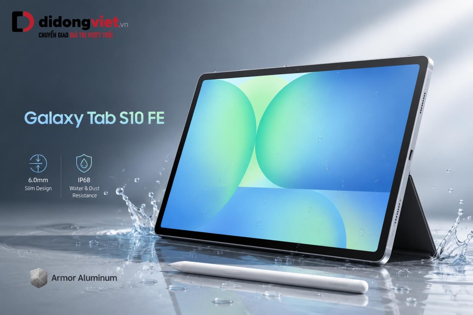 Cấu hình Samsung Galaxy Tab S10 FE chi tiết và khả năng đáp ứng thực tế 8 Cấu hình Samsung Galaxy Tab S10 FE thiết kế khung nhôm mỏng