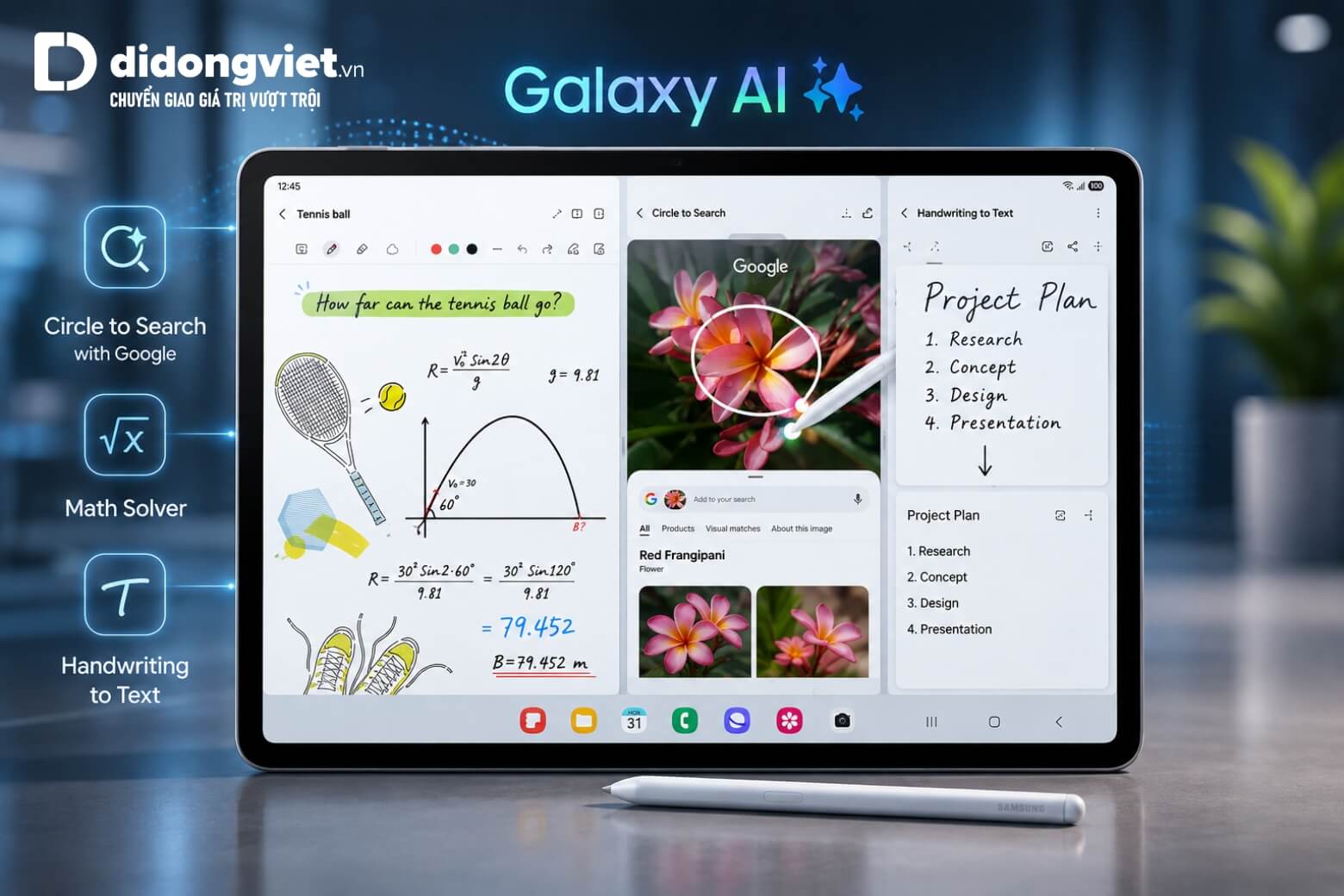 Cấu hình Samsung Galaxy Tab S10 FE chi tiết và khả năng đáp ứng thực tế 13 Cấu hình Samsung Galaxy Tab S10 FE tính năng Galaxy AI