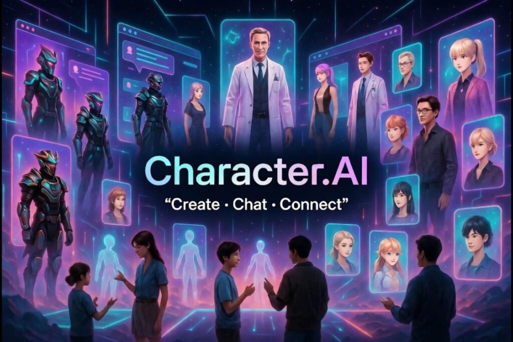 Character AI là gì? Hướng dẫn từ A-Z và mẹo sử dụng hiệu quả 9 Character AI là nền tảng chatbot AI chuyên trò chuyện, đồng hành và nhập vai với hàng triệu nhân vật ảo.