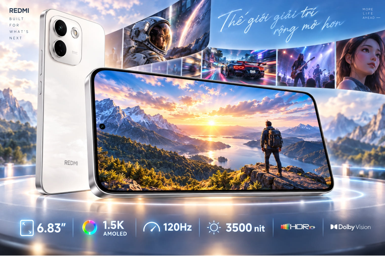 Có nên mua REDMI Note 17 Pro Max 5G? Ai nên mua? 13 Màn hình lớn, sắc nét và sáng cao phù hợp giải trí đa phương tiện