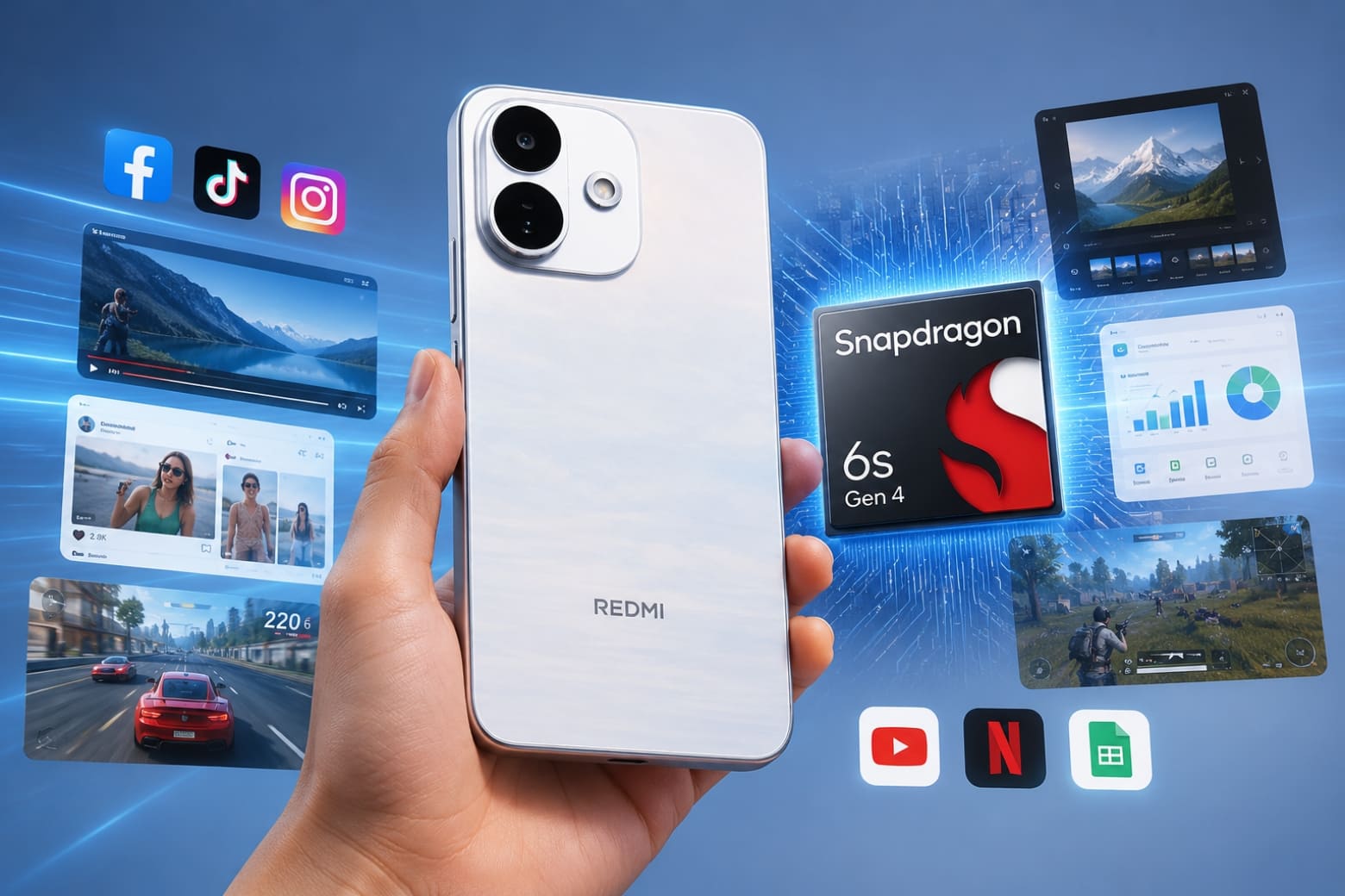 Đánh giá hiệu năng REDMI Note 17 Pro 5G: Có đủ mạnh không? 6 Snapdragon 6s Gen 4 mang đến hiệu năng cân bằng cho nhu cầu sử dụng hằng ngày