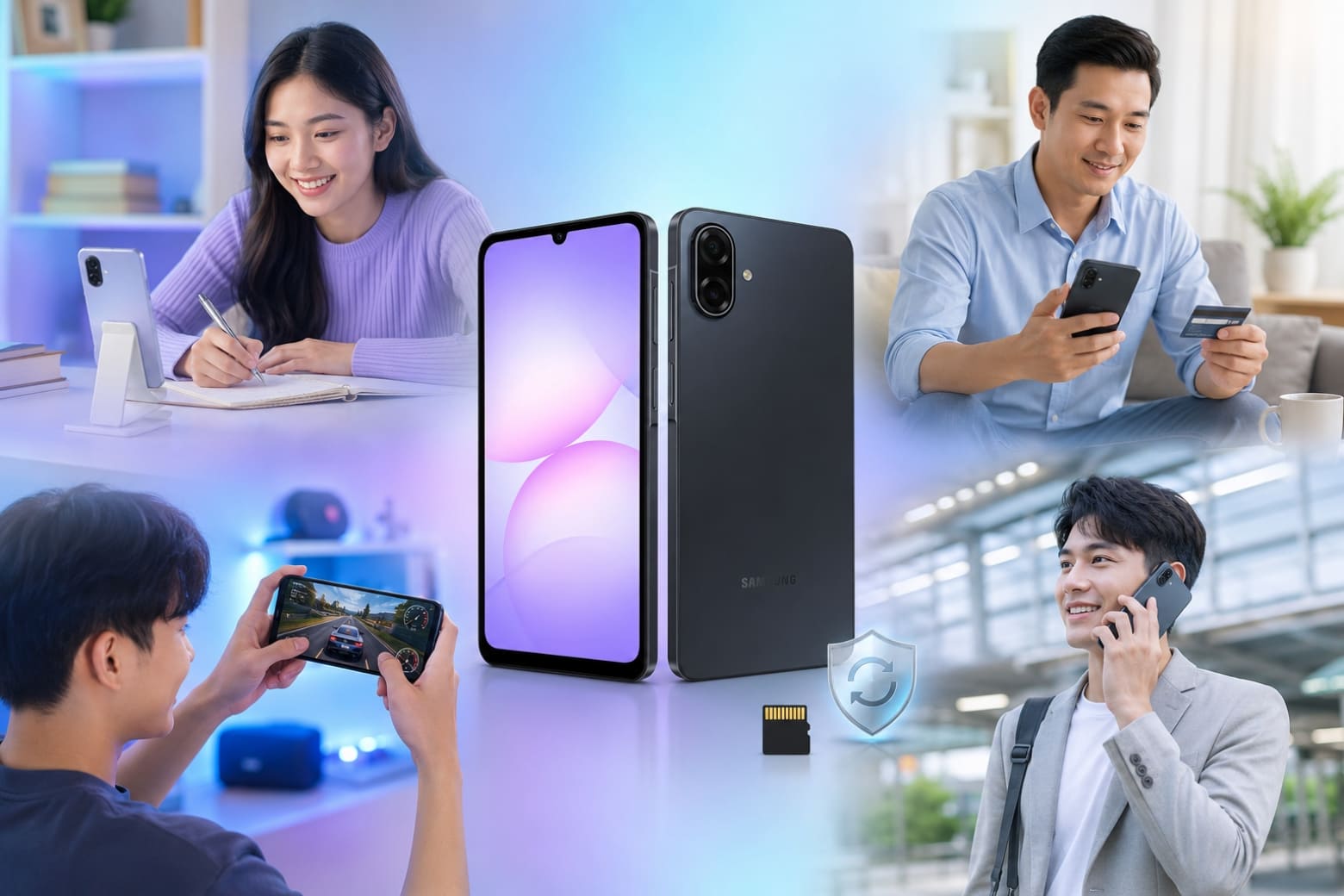 Đánh giá hiệu năng Samsung Galaxy A07 5G: Có đủ mạnh để sử dụng lâu dài? 12 Thiết bị phù hợp người dùng phổ thông ưu tiên pin, 5G và trải nghiệm ổn định