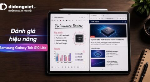 Đánh giá hiệu năng Samsung Galaxy Tab S10 Lite