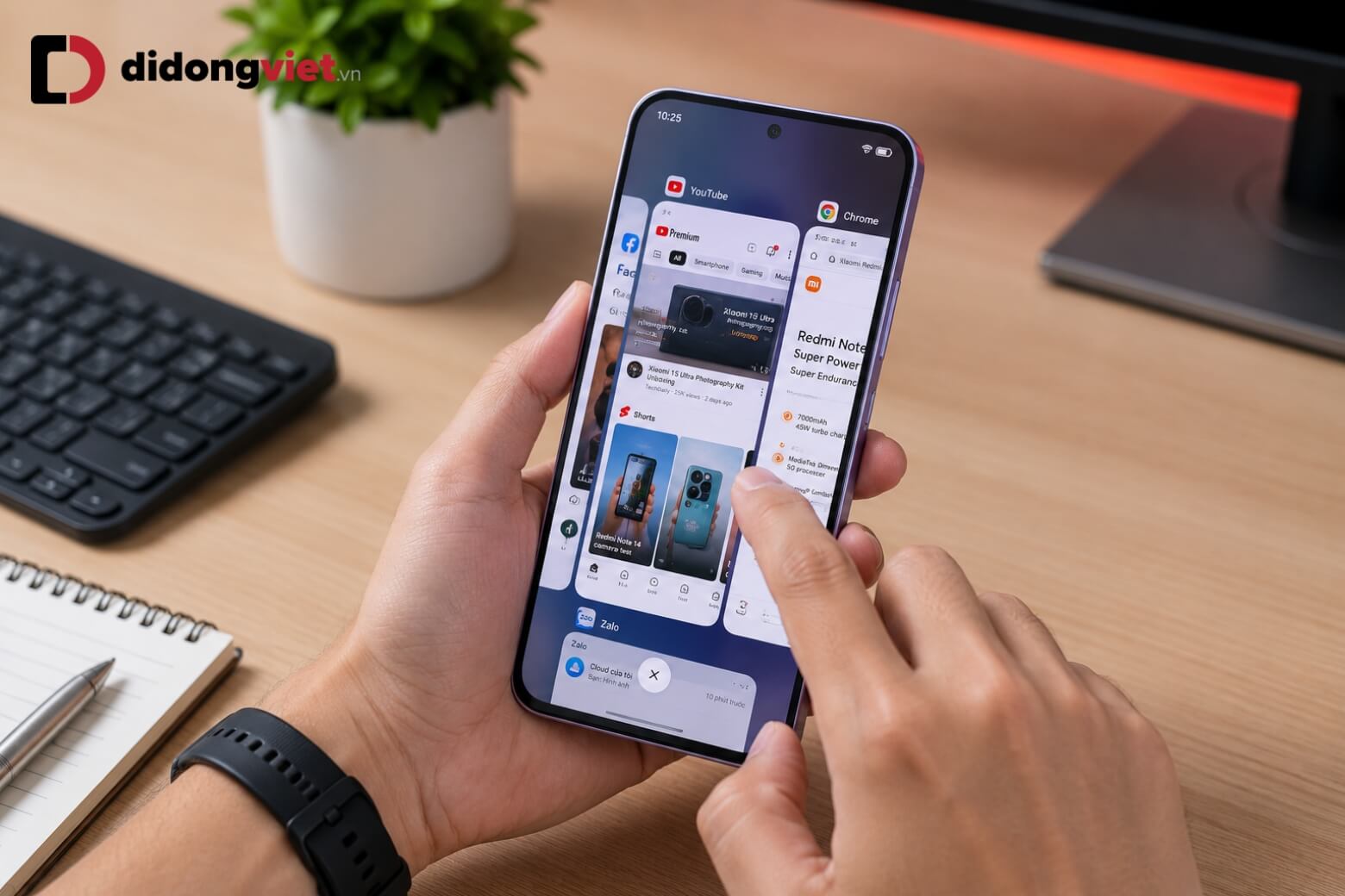 Đánh giá hiệu năng REDMI Note 17: Snapdragon 4 Gen 4 ra sao? 10 Đánh giá hiệu năng Xiaomi REDMI Note 17 khi dùng đa nhiệm thực tế