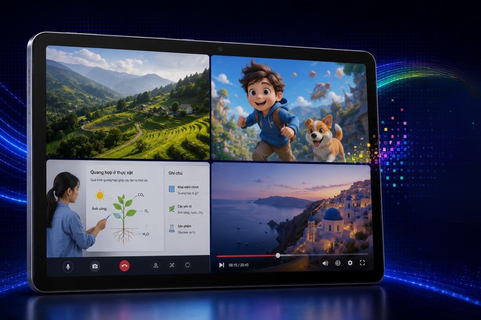 Đánh giá màn hình Samsung Tab A11 Plus: 11 inch 90Hz có tốt không? 8 Tấm nền TFT mang đến khả năng hiển thị đáp ứng tốt các nhu cầu phổ biến