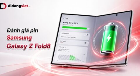 Đánh giá pin Samsung Galaxy Z Fold8