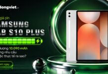 Đánh giá pin Samsung Galaxy Tab S10 Plus: Dung lượng 10.090 mAh đáp ứng nhu cầu thực tế ra sao? Đánh giá pin Samsung Galaxy Tab S10 Plus