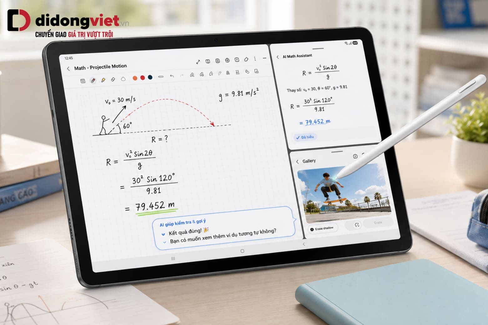 Đánh giá Samsung Tab S10 Lite chi tiết: Có đáng mua không? 10 S Pen cùng loạt công cụ thông minh mở rộng đáng kể khả năng học tập và ghi chú