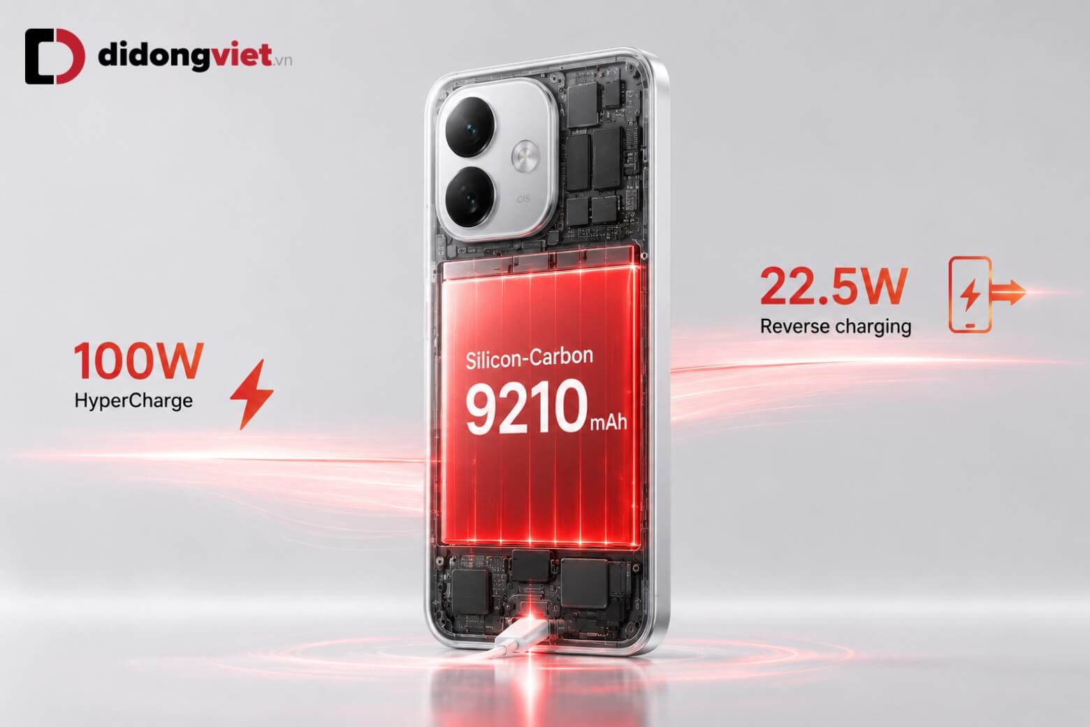 Đánh giá REDMI Note 17 Pro Max 5G: Màn hình, chip, camera 11 Đánh giá REDMI Note 17 Pro Max 5G pin 9210 mAh Silicon-Carbon