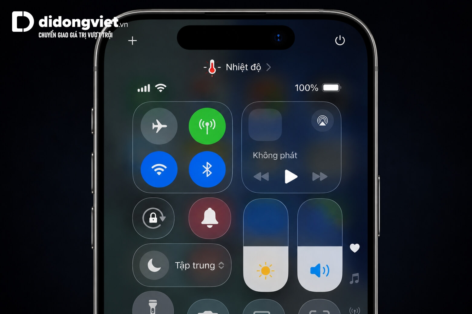 Hướng dẫn sử dụng đèn pin iPhone trên iOS 18 và cách khắc phục lỗi bị xám 12 đèn pin iPhone bị xám do quá nhiệt