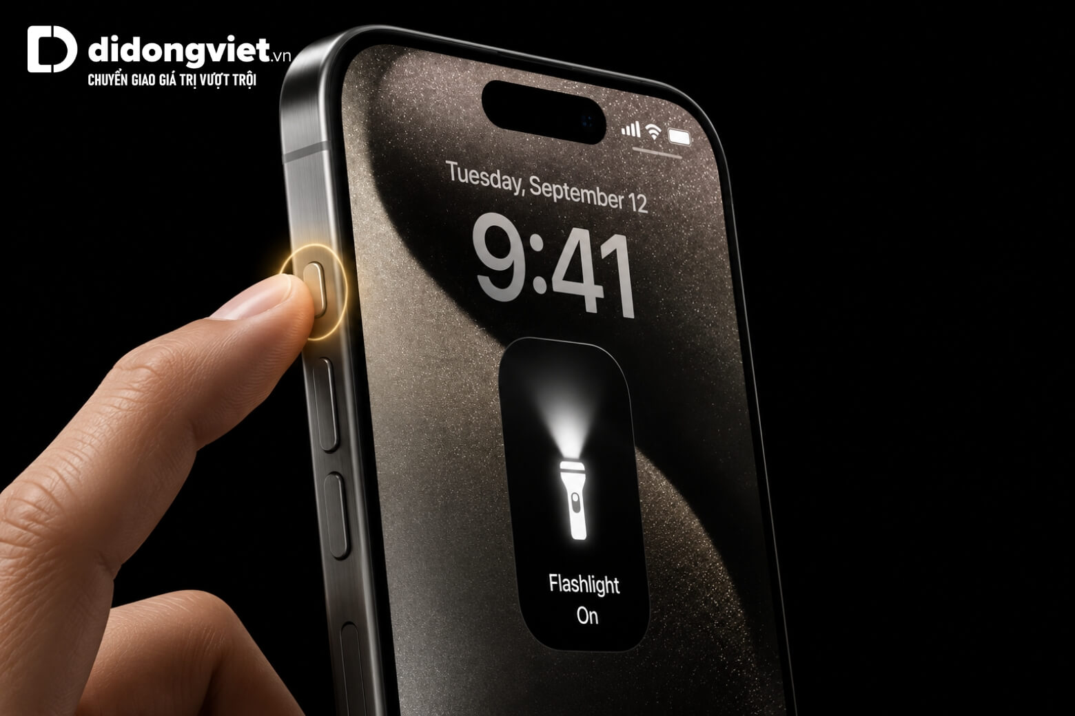 Hướng dẫn sử dụng đèn pin iPhone trên iOS 18 và cách khắc phục lỗi bị xám 9 đèn pin iPhone gán qua Action Button