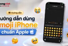 Hướng dẫn dùng emoji iPhone chuẩn Apple: Bật bàn phím, tạo Memoji và các icon mới emoji iphone