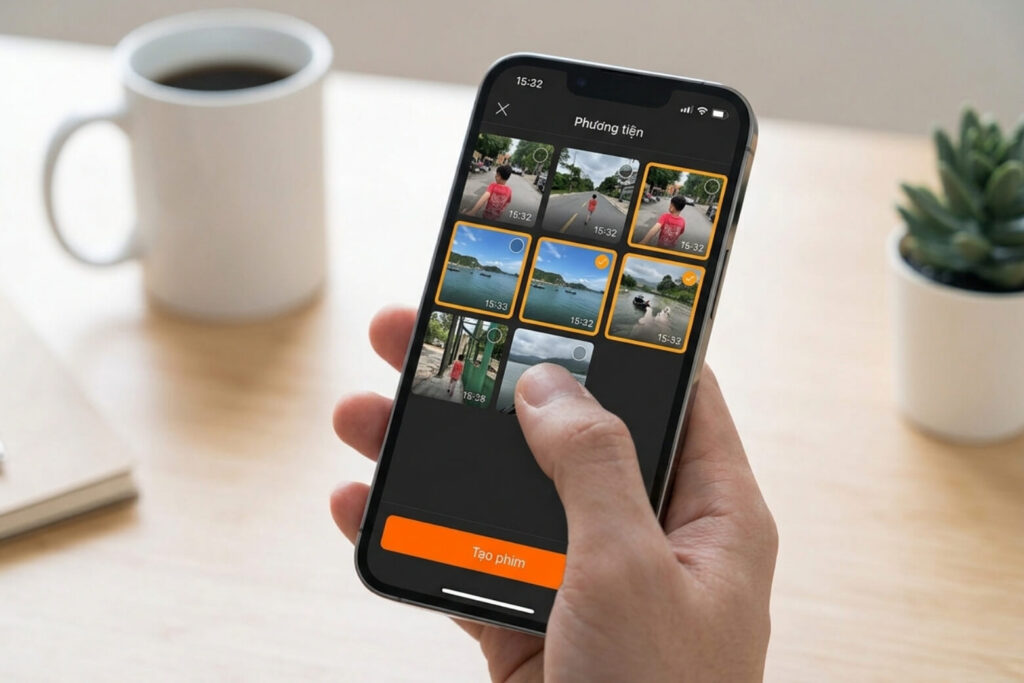 Cách ghép video trên iPhone không dính logo, giữ chất lượng gốc 13 Cách ghép video trên iPhone không dính logo, giữ chất lượng gốc
