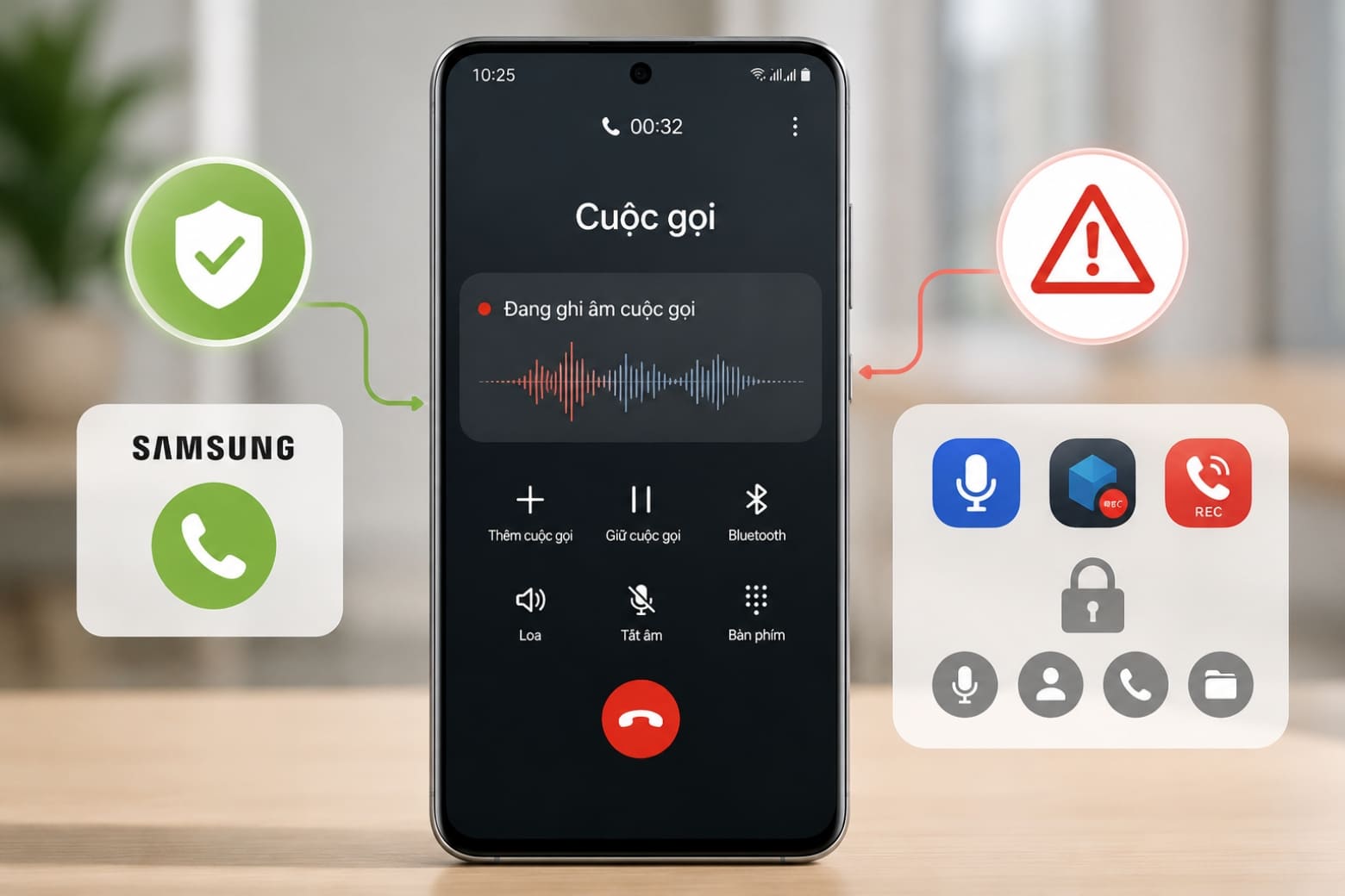 Ghi âm cuộc gọi Samsung: Cách bật, lưu và nghe lại 17 Ứng dụng tích hợp thường đáng tin cậy hơn, nhưng vẫn có lựa chọn thay thế khi cần