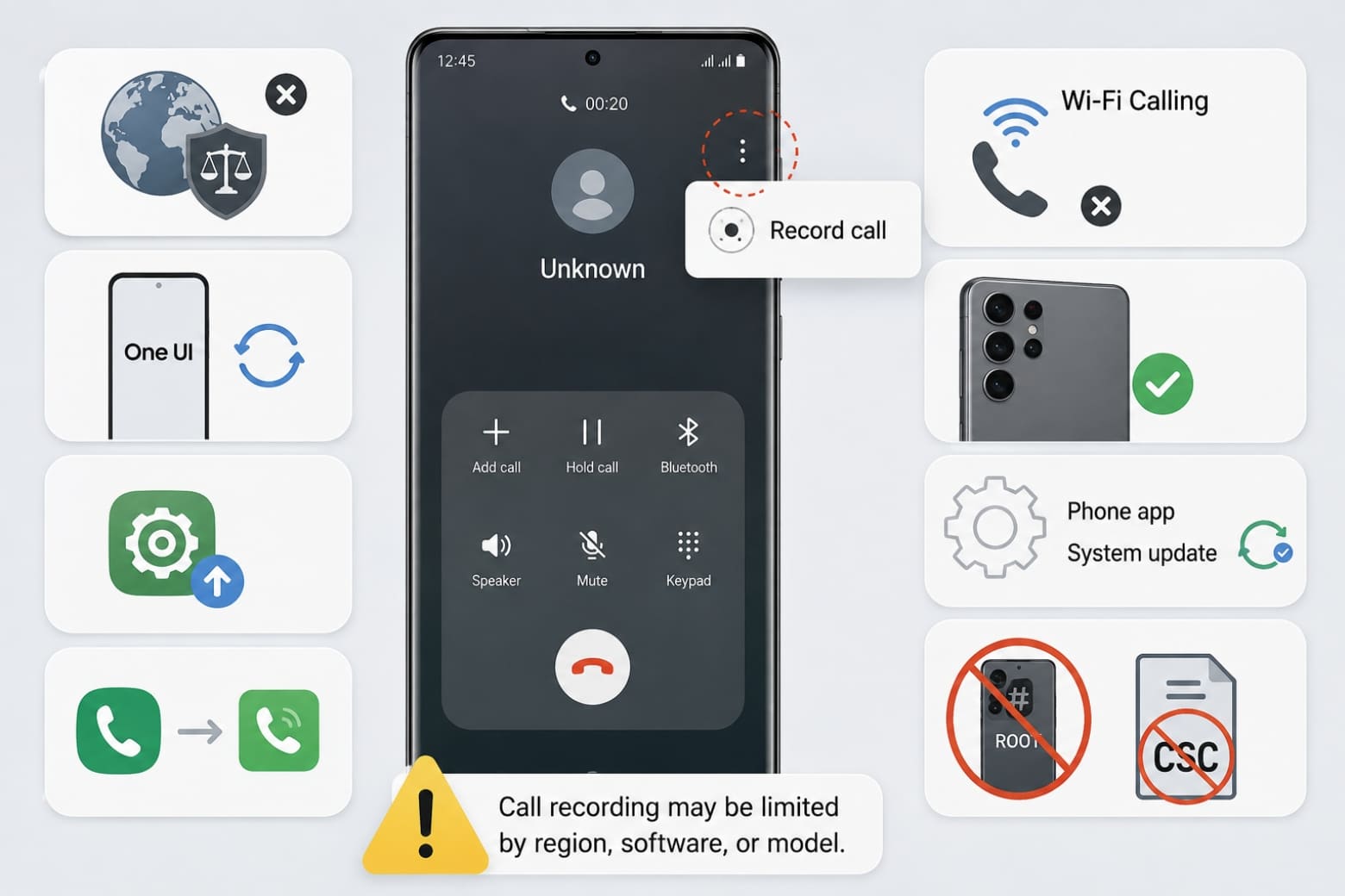 Ghi âm cuộc gọi Samsung: Cách bật, lưu và nghe lại 16 Kiểm tra nhanh những nguyên nhân thường gặp trên Samsung