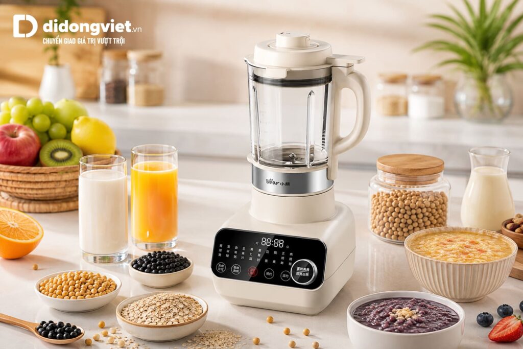 Bếp ngon tròn vị - Deal Bear mê ly: gia dụng Bear giảm đến 38%, tặng máy xay sinh tố 8 Bếp ngon tròn vị - Deal Bear mê ly: gia dụng Bear giảm đến 38%, tặng máy xay sinh tố