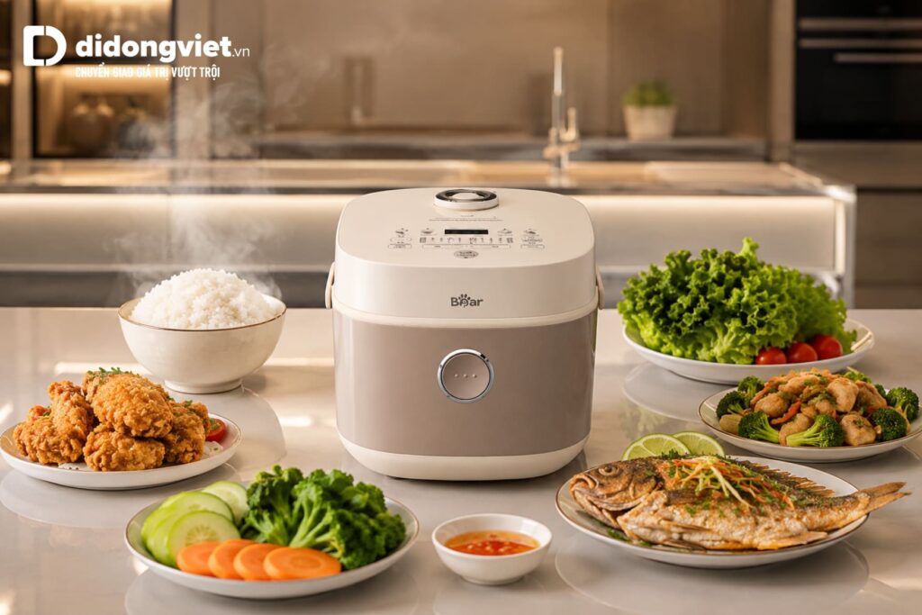 Bếp ngon tròn vị - Deal Bear mê ly: gia dụng Bear giảm đến 38%, tặng máy xay sinh tố 10 Bếp ngon tròn vị - Deal Bear mê ly: gia dụng Bear giảm đến 38%, tặng máy xay sinh tố