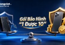 Gói bảo hành 1 được 10 tại Di Động Việt: Bảo vệ toàn diện, an tâm tuyệt đối Gói Bảo Hành "1 Được 10" Tại Di Động Việt: Bảo Vệ Toàn Diện, An Tâm Tuyệt Đối