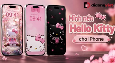 Hình nền Hello Kitty cho iPhone: Tuyển tập 50+ ảnh 4K siêu sắc nét