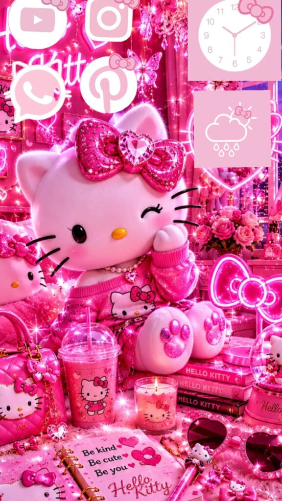 Hình nền Hello Kitty cho iPhone: Tuyển tập 50+ ảnh 4K siêu sắc nét 33 hinh nen hello kitty cho iphone didongviet 4