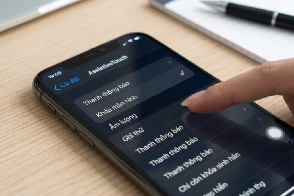 Tính năng khoá màn hình iPhone: 5 cách cài đặt và xử lý lỗi 22 khoa man hinh iphone dung nut home ao buoc 3 didongviet