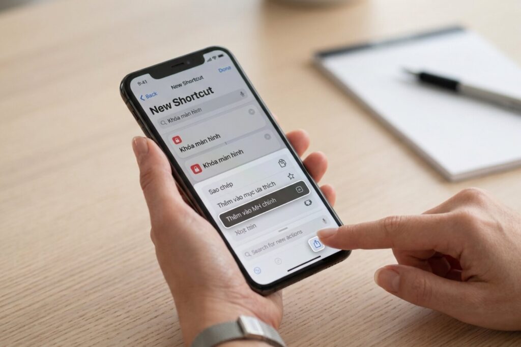 Tính năng khoá màn hình iPhone: 5 cách cài đặt và xử lý lỗi 19 khoa man hinh iphone tao nut bam tren man hinh chinh buoc 3 didongviet