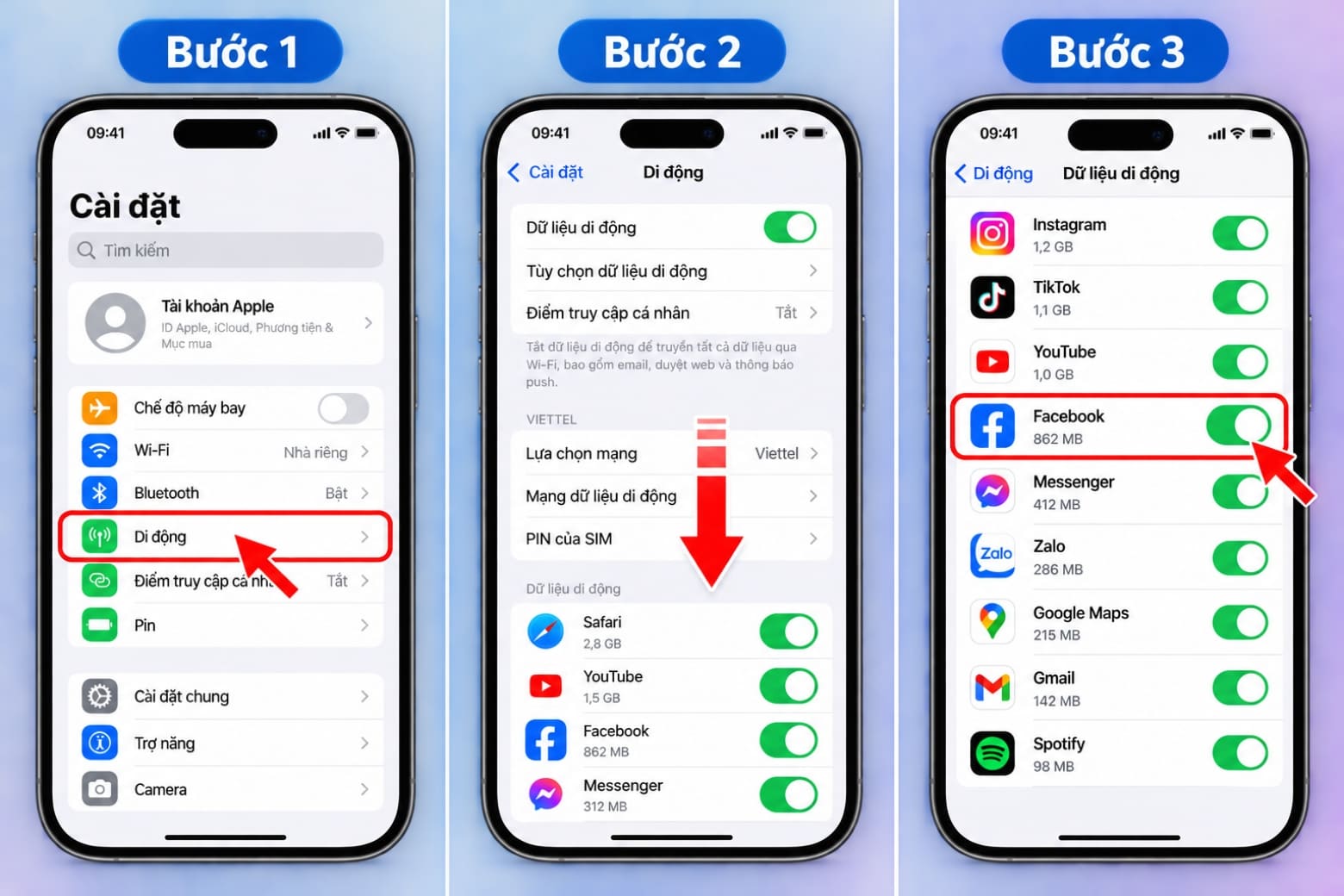Không xem được video trên Facebook iPhone: Nguyên nhân và 11 cách sửa 17 Kiểm tra kết nối và quyền dữ liệu để video tải ổn định hơn