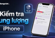 Cách kiểm tra dung lượng iPhone chính xác: Đọc hiểu dữ liệu và phát hiện máy độ ROM